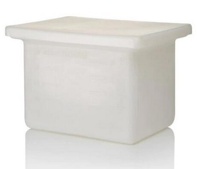 美国耐洁耐用型LLDPE带盖方形罐