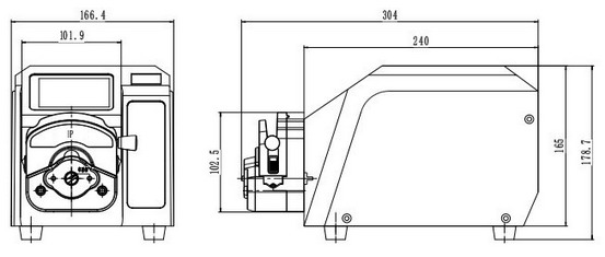 BT-300流量分配智能型蠕动泵，流量1500ml/min