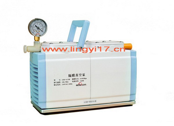 隔膜真空泵GM-0.33B，抽气速度20L/Min