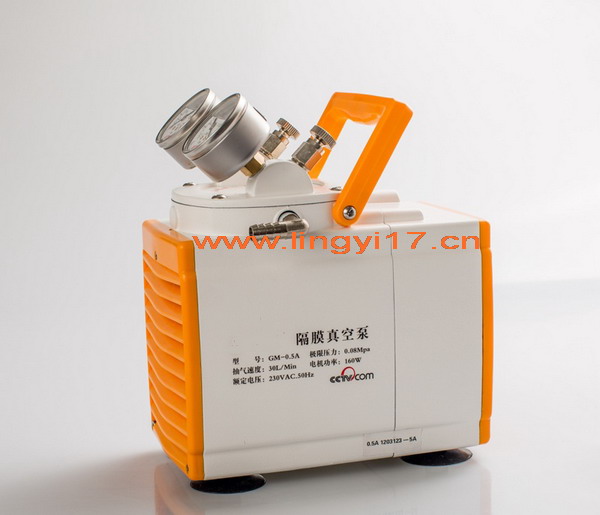 隔膜真空泵GM-0.5A防腐型，抽气速度30L/Min