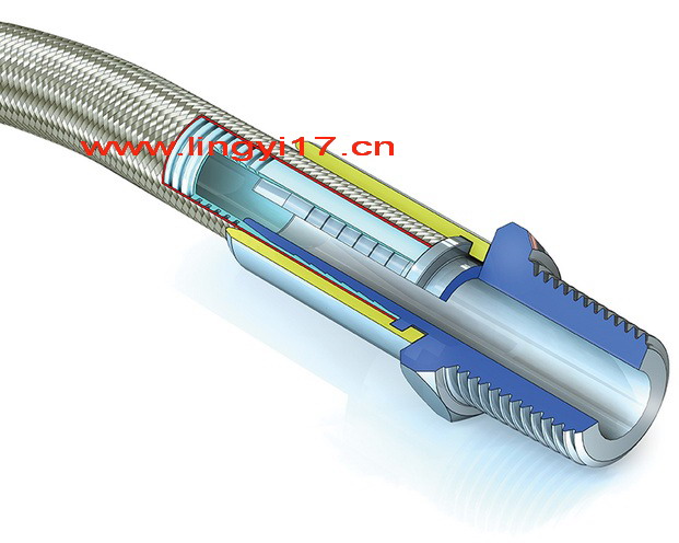 英国Aflex Hyperline不锈钢编织耐高压特氟龙管