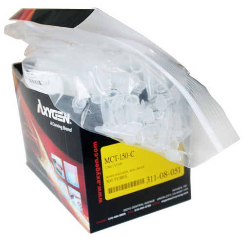 Axygen爱思进1.5 mL透明离心管MCT-150-C，进口离心管